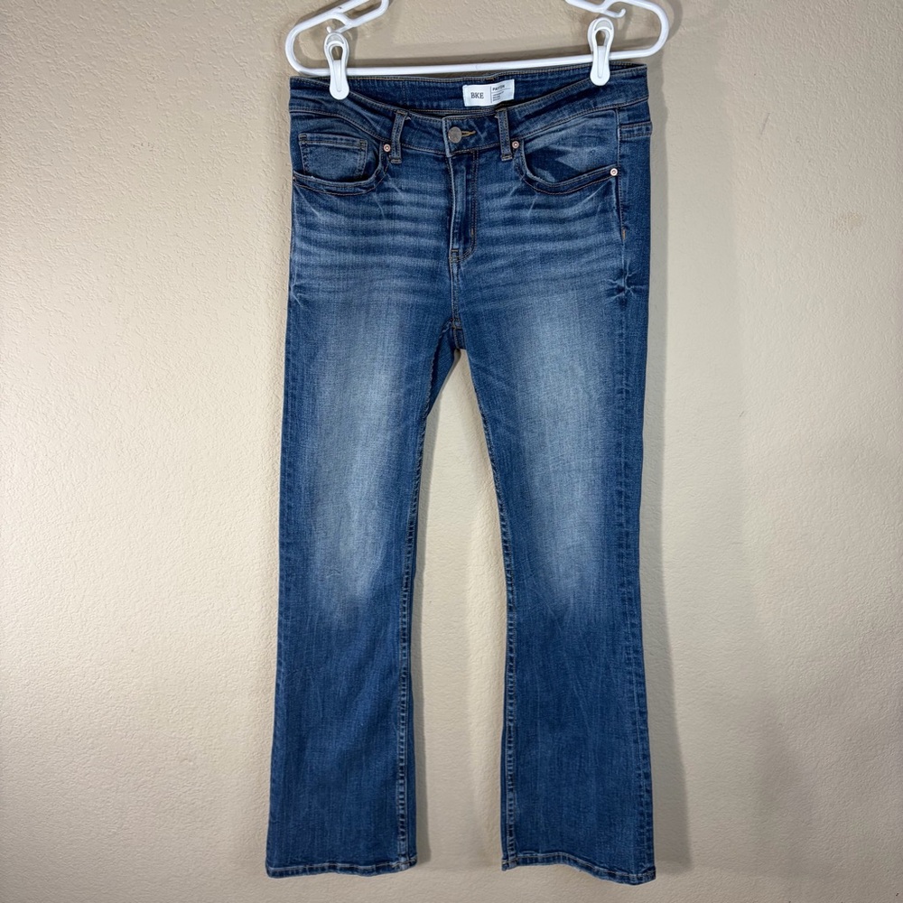 BKE Womens Payton MidRise Bootcut Sz 28 x 31 1/2 Bikercore Grunge Western